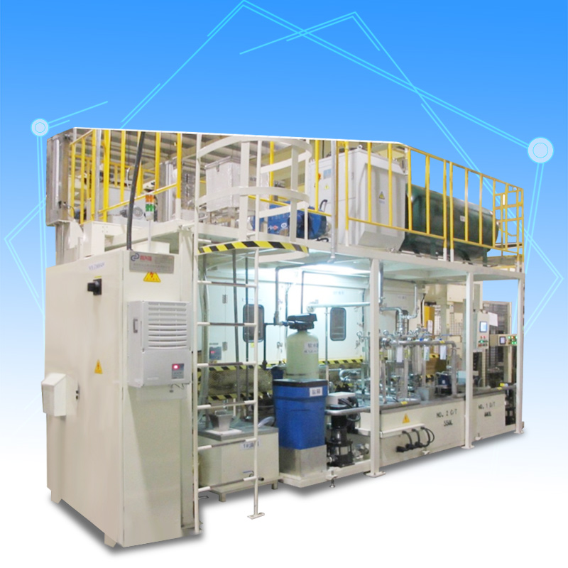 Automatic gearbox parts spray cleaning and drying machine